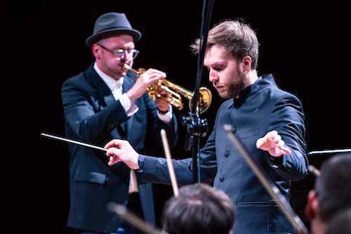 Stretching the boundaries of film music, contemporary jazz and classical — this new album of multi-award winning genre-defying polish composer places AUKSO string orchestra in lieu of jazz rhythm section, and places avant-garde brass virtuosos Samuel Blaser and Tomasz Dąbrowski in suprsingly melodic context.